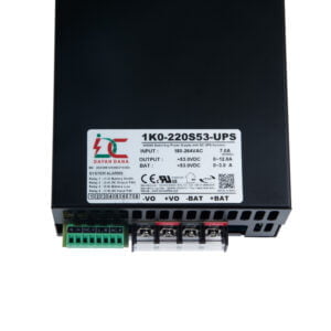 منبع تغذیه بدون وقفه 1 کیلو وات هوشمند DC UPS - کانکتور پنل جلویی
