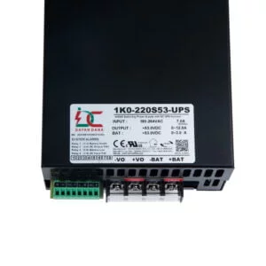 منبع تغذیه بدون وقفه 1 کیلو وات هوشمند DC UPS - کانکتور پنل جلویی