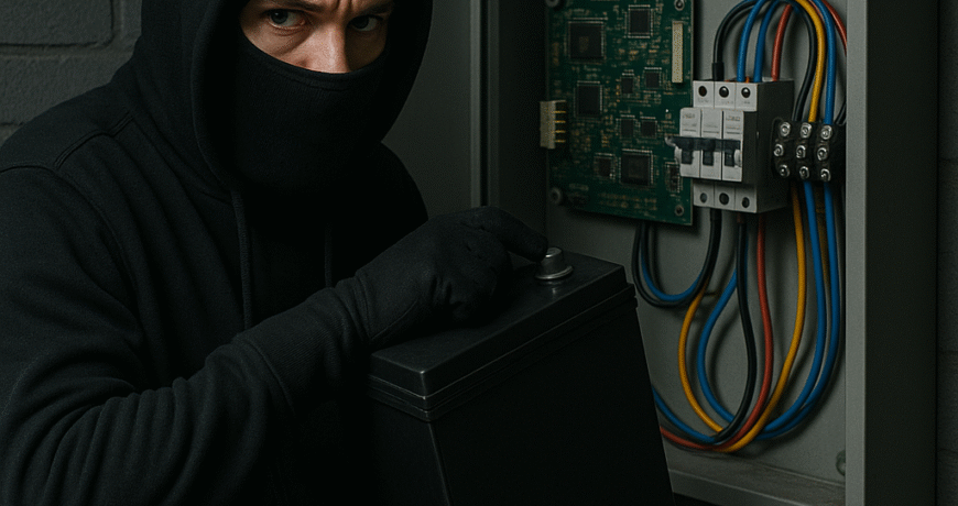 تشخیص سرقت باتری در منابع تغذیه DC UPS هوشمند دایان دانا ایستا