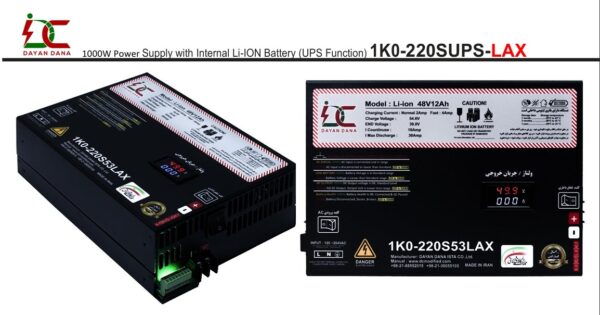 ابتدای دیتاشیت منبع تغذیه بدون وقفه هوشمند با باتری داخلی DC UPS LAX