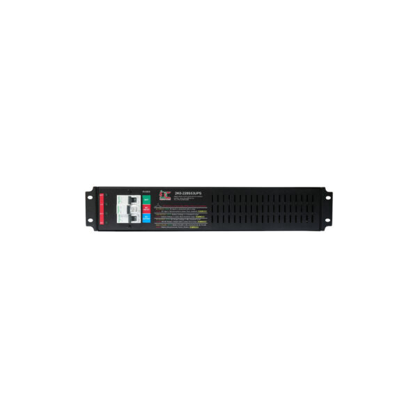 نمای جلو منبع تغذیه بدون وقفه رک‌مونت دو کیلو وات 2 K0-220SUPS